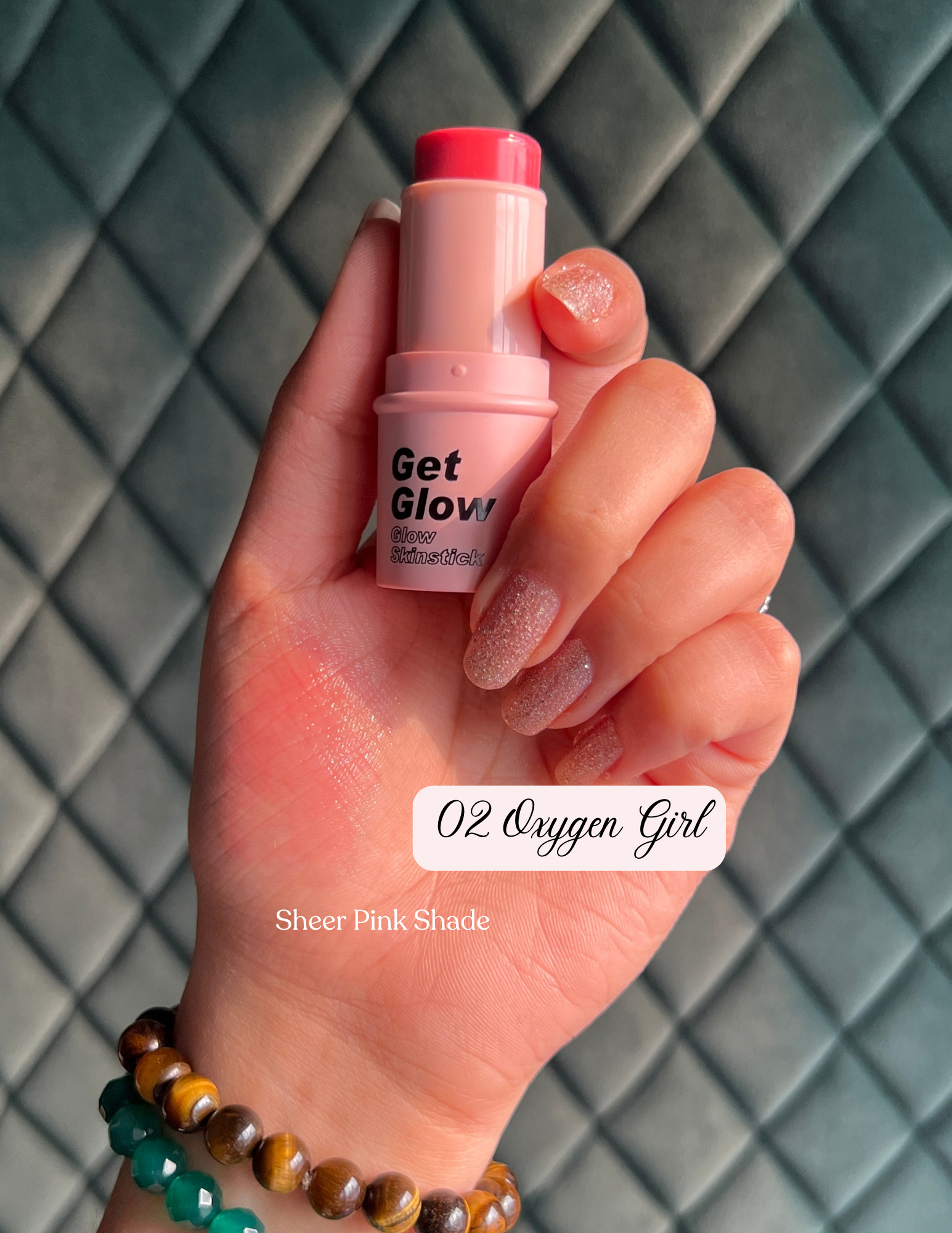 Maliao Get Glow Skin Stick (Dewy Blush+Highlighter)