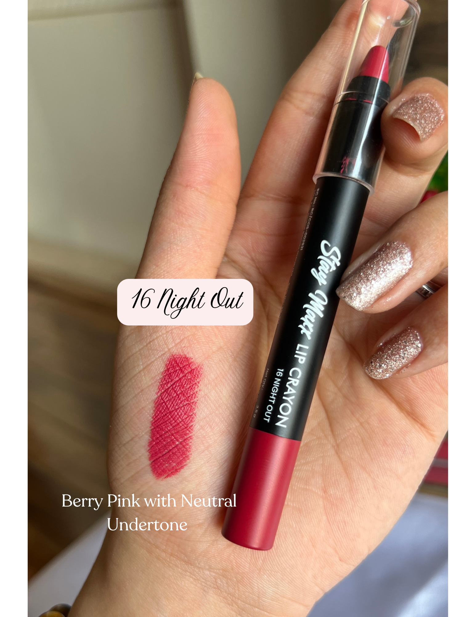 Swiss Beauty Stay Maxx Non-Transfer Matte Lip Crayon