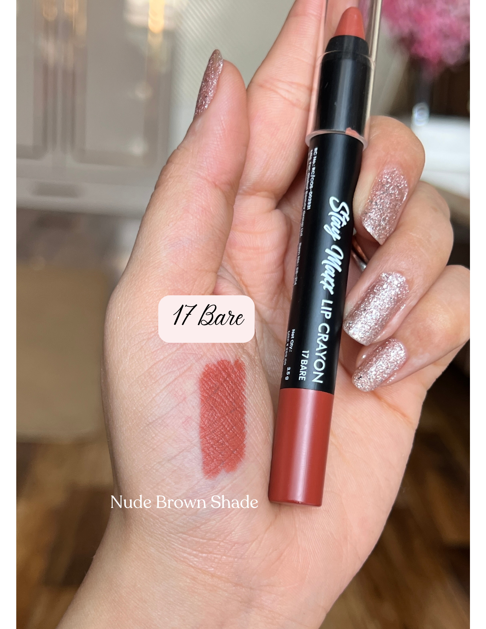 Swiss Beauty Stay Maxx Non-Transfer Matte Lip Crayon